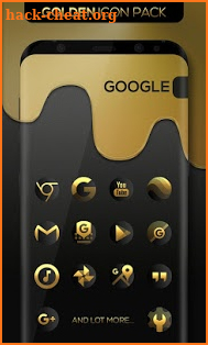 Golden : Icon Pack screenshot