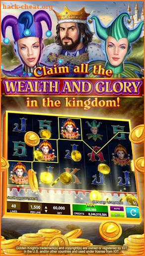 Golden Knight Casino – Mega Win Kingdom Slots screenshot