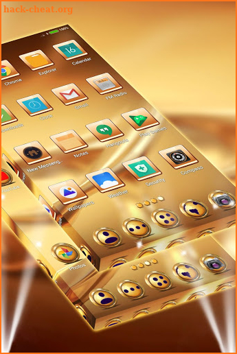 Golden Launcher Theme screenshot