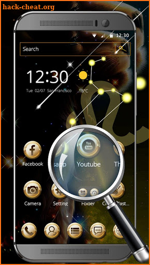 Golden Luxury Leo Theme screenshot