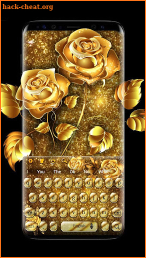 Golden Rose Keyboard screenshot