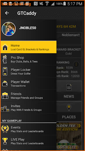 Golden Tee Caddy screenshot