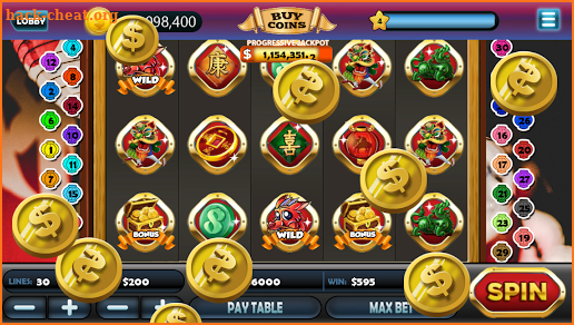 Golden Vegas Hot Treasure Slots screenshot