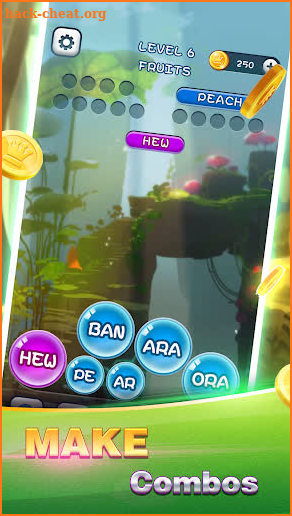 Golden Word Bubble screenshot