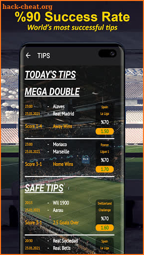 GoldenGoal - Football Predictions screenshot