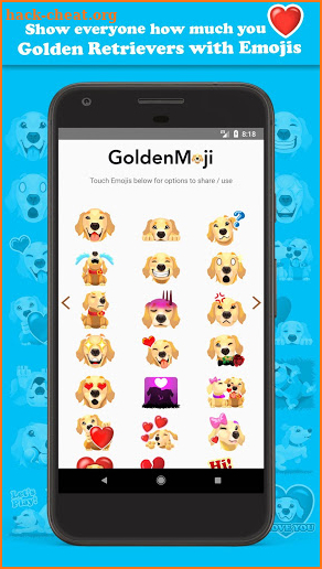 GoldenMoji screenshot