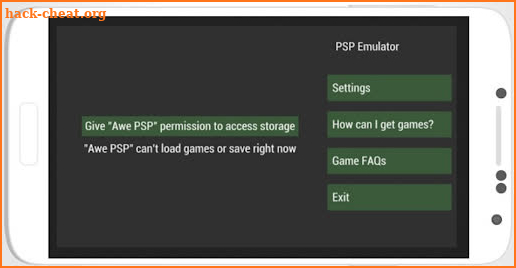 Goldenn PSP Games Emulator ISO Database screenshot