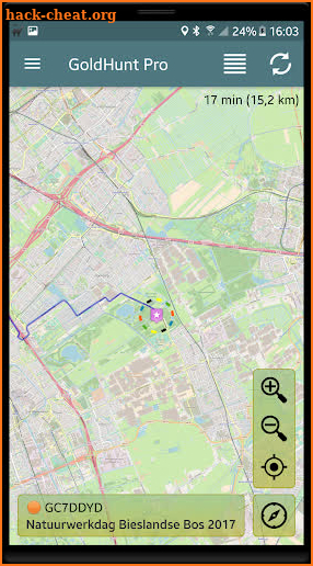 GoldHunt (Geocaching) screenshot