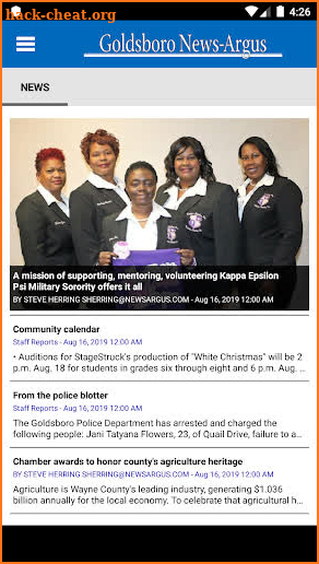 Goldsboro News-Argus screenshot