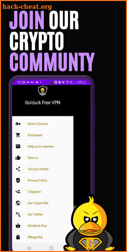 Golduck shield Free VPN screenshot