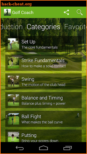 Golf Coach by Dr Noel Rousseau screenshot