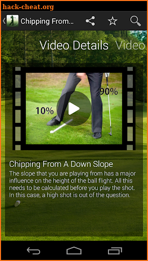 Golf Coach by Dr Noel Rousseau screenshot