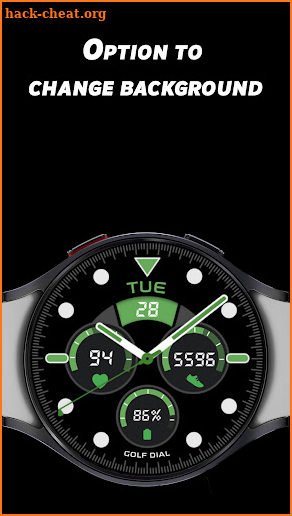 Golf Dial - Watch face screenshot