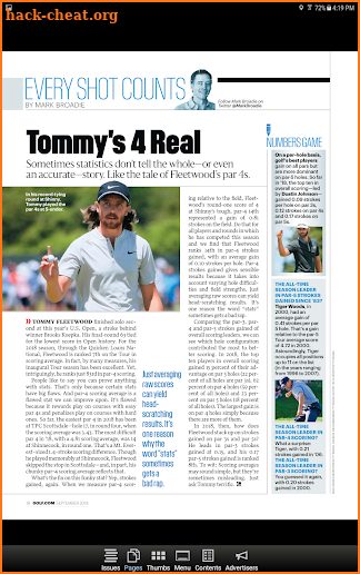 GOLF Magazine screenshot