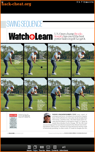 GOLF Magazine screenshot