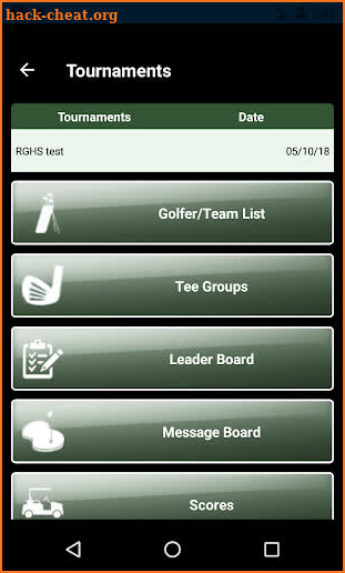 Golf Mobile Network screenshot