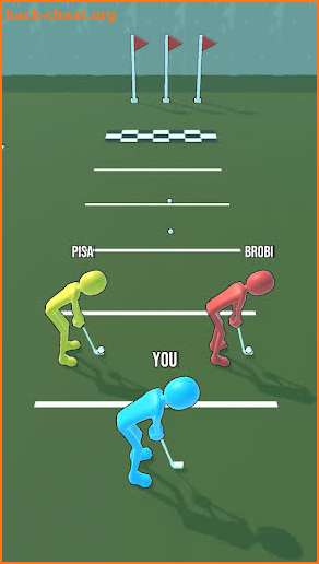 Golf Race 3D screenshot