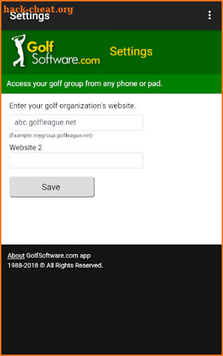 Golf Software app by GolfSoftware.com screenshot