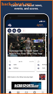 Gonzaga Athletics screenshot