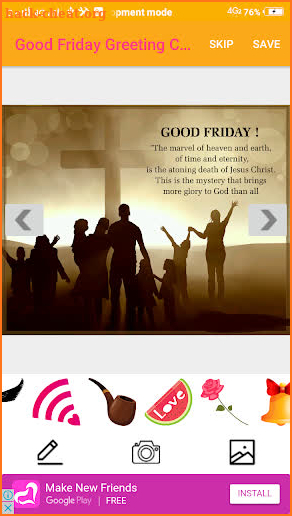 Good Friday Greeting Cards Maker For Greetings screenshot