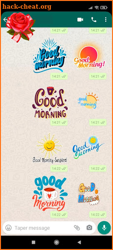 Good Morning Good Night Stickers WAStickerApps screenshot