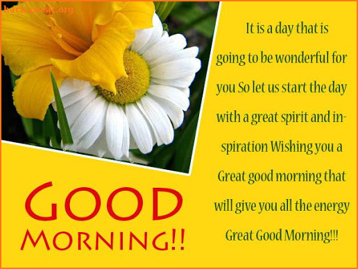 Good morning messages and images Gif screenshot