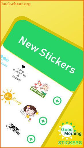 Good Morning stickers for whatsapp - WAStickerapps screenshot