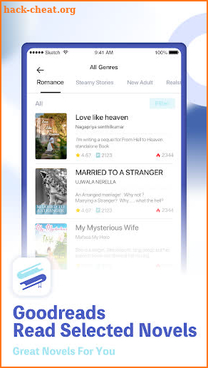 Goodreads-Read Selected Novels screenshot