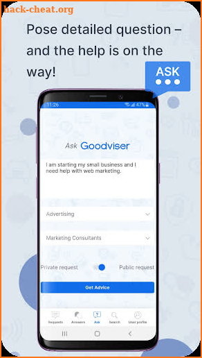 Goodviser screenshot