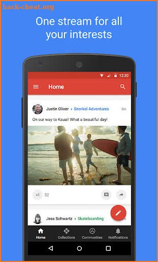 Google+ for G Suite screenshot