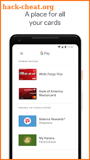 Google Pay screenshot