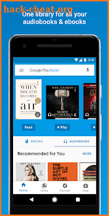 Google Play Books screenshot