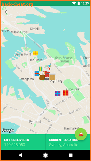 Google Santa Tracker screenshot