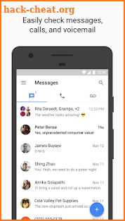 Google Voice screenshot