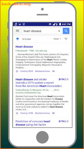 GoogleScholar - Scholary Article/Literature Search screenshot