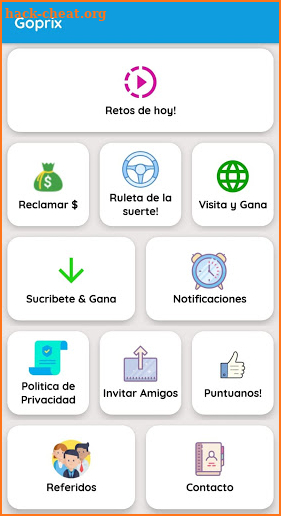 Goprix - Rewards screenshot