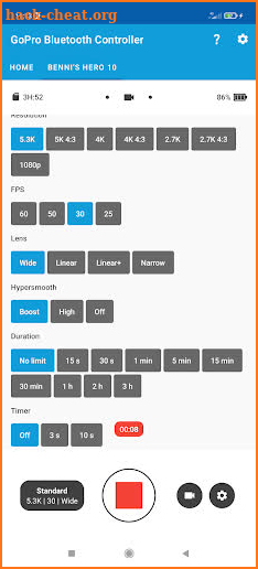 GoPro Bluetooth Remote screenshot