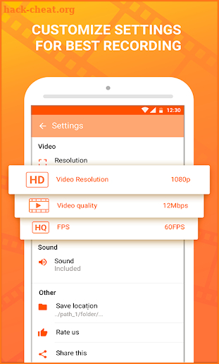 GoRec : Screen Recorder screenshot