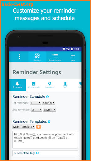 GoReminders - Appointment Scheduling & Planning screenshot