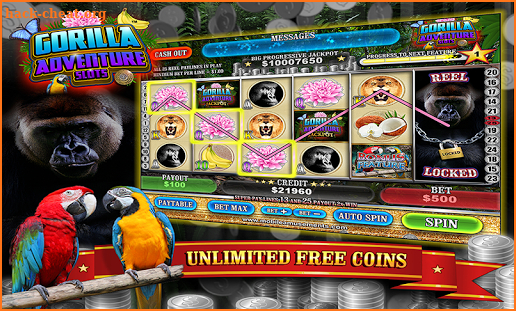 Gorilla Adventure Slots PAID screenshot