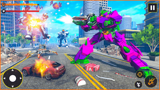 Gorilla Robot Car Transform War: Space Robot Games screenshot