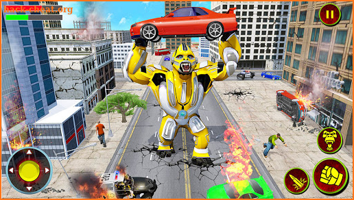 Gorilla Robot Monster Truck Transform Robot Games screenshot