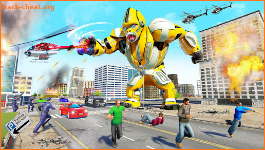 Gorilla Robot Monster Truck Transform Robot Games screenshot