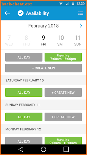 GoSchedule screenshot