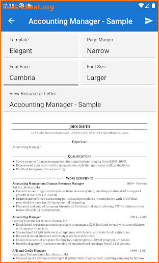 Got Resume Builder - Build Resume in 3 Easy Steps screenshot