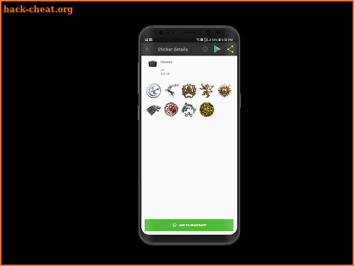 GoT Stickers screenshot