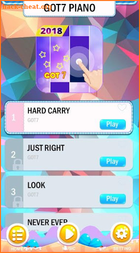 GOT7 Piano Tiles screenshot