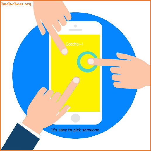 Gotcha,game,finger chooser,random,picker,roulette screenshot