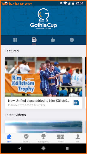 Gothia Cup screenshot