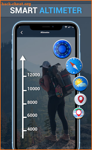 GPS Altimeter find direction screenshot